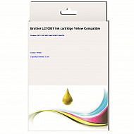 Huismerk Brother LC-1000Y inktcartridge geel 