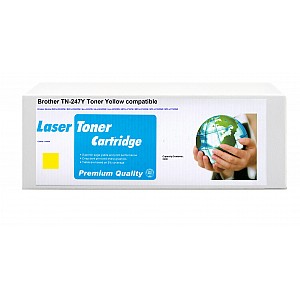 Huismerk Brother TN-247Y Toner Geel