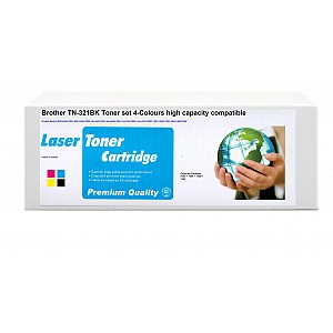 Huismerk Brother TN-321BK Toner 4-kleuren Voordeelbundel Hoge capaciteit