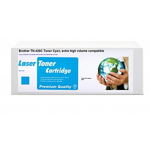 Huismerk Brother TN-426C toner Cyaan, extra hoog volume