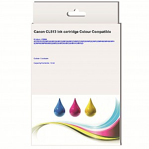 Huismerk Canon CL513 inktcartridge kleur