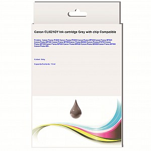 Huismerk Canon CLI-521GY inktcartridge grijs met chip