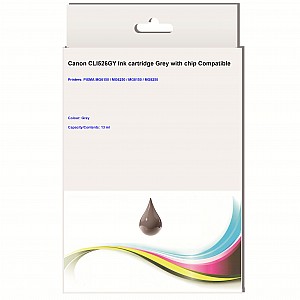Huismerk Canon CLI-526GY inktcartridge grijs met chip