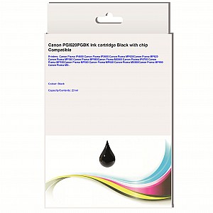 Huismerk Canon PGI-520-PGBK inktcartridge zwart met chip