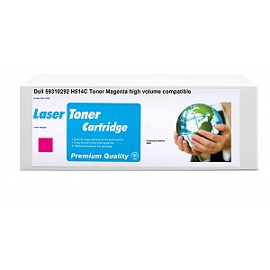 Huismerk Dell 593-10292 (H514C) toner magenta hoog volume