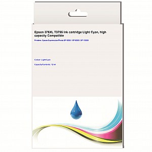 Huismerk Epson 378XL (T3795) inktcartridge Licht Cyaan, hoge capaciteit