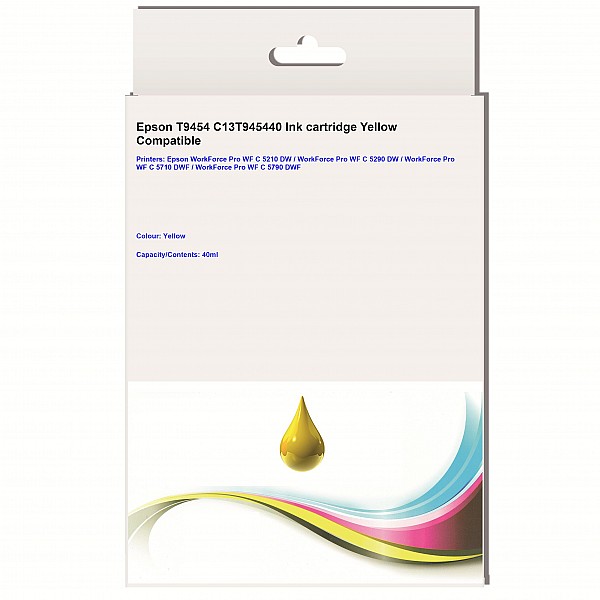 Huismerk Epson T9454 (C13T945440) inktcartridge geel