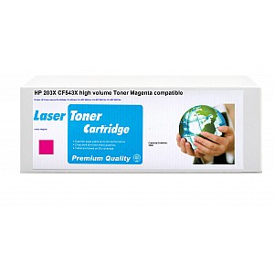 Huismerk HP 203X (CF543X) hoog volume toner Magenta