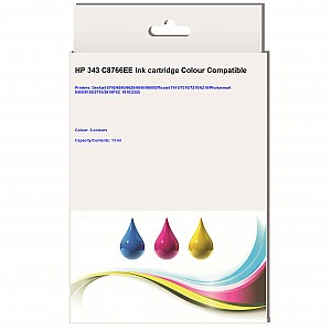 Huismerk HP 343 (C8766EE) inktcartridge kleur