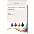 Huismerk HP 338 zwart / HP 343 kleur Multipack inktcartridges