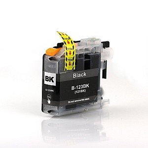 Huismerk Brother LC-123BK inktcartridge zwart 20ml