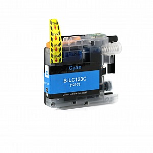 Huismerk Brother LC-123C inktcartridge cyaan 