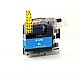 Huismerk Brother LC-125XLC inktcartridge cyaan hoog volume