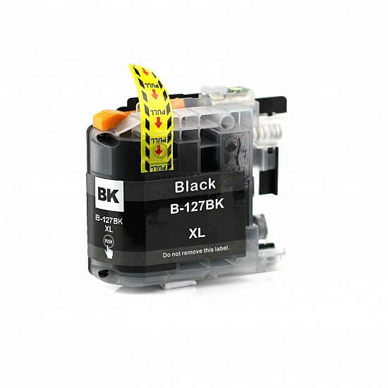 Huismerk Brother LC-127XLBK inktcartridge zwart hoog volume (actie)