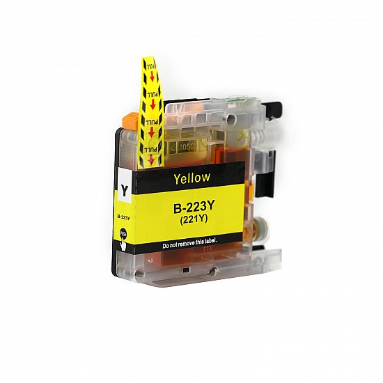 Huismerk Brother LC-223Y inktcartridge geel Huismerk Brother LC-223Y inktcartridge geel