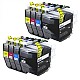 Huismerk 2x Brother LC3219XL BK/C/M/Y 4 kleuren hoog volume Multipack inktcartridges