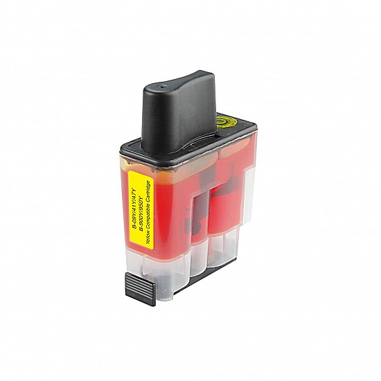 Huismerk Brother LC900Y inktcartridge geel Huismerk Brother LC900Y inktcartridge geel