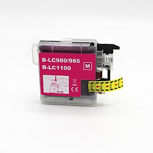 Huismerk Brother LC-985M XL inktcartridge magenta hoog volume