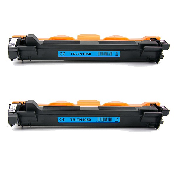 Huismerk 2x Brother TN-1050 toner zwart  Huismerk 2x Brother TN-1050 toner zwart