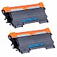 Huismerk 2x Brother TN-2220 toner zwart hoog volume 