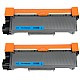 Huismerk 2x Brother TN-2320 toner zwart hoog volume