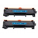 Huismerk 2x Brother TN-2410 toner Zwart