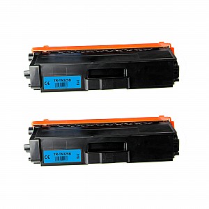 Huismerk 2x Brother TN-325BK toner zwart hoog volume