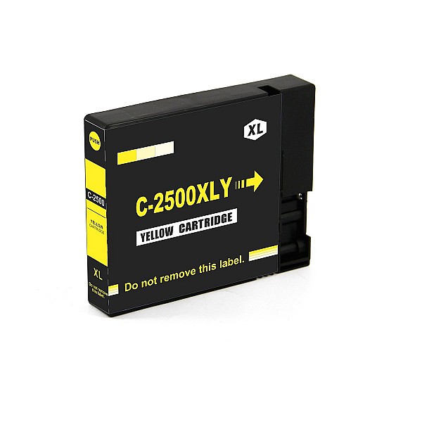 Huismerk Canon PGI-2500XL Y inktcartridge geel hoog volume