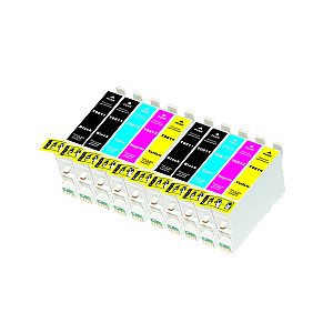 Huismerk Epson T0615 10-pack: 4x T0611 + 2x T0612 + 2x T0613 + 2x T0614