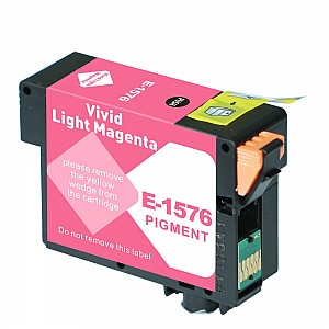 Huismerk Epson T1576 inktcartridge vivid licht magenta