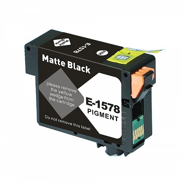 Huismerk Epson T1578 inktcartridge mat zwart 