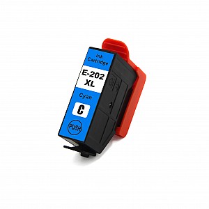 Huismerk Epson 202XL (T02H2) inktcartridge Cyaan, hoge capaciteit