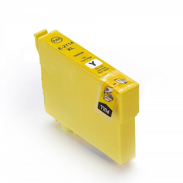 Huismerk Epson 27XL (T2714) inktcartridge geel hoog volume 