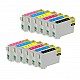 Huismerk 2x Epson T0801 / T0802 / T0803 / T0804 / T0805 / T0806 6 kleuren Multipack inktcartridges