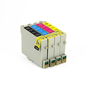 Huismerk Epson T0441 XLBK/C/M/Y, zwart, cyaan, magenta, geel Multipack inktcartridges
