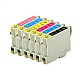 Huismerk Epson T04874010BA inktcartridge 6-kleuren set