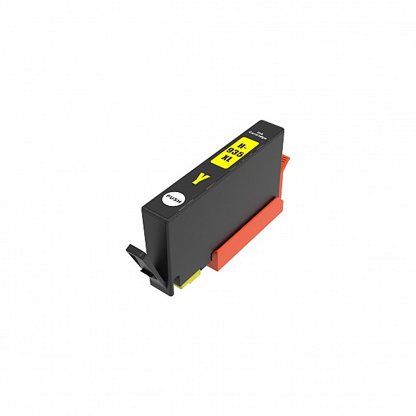 Huismerk HP 935XL (C2P26AE) inktcartridge geel hoog volume 