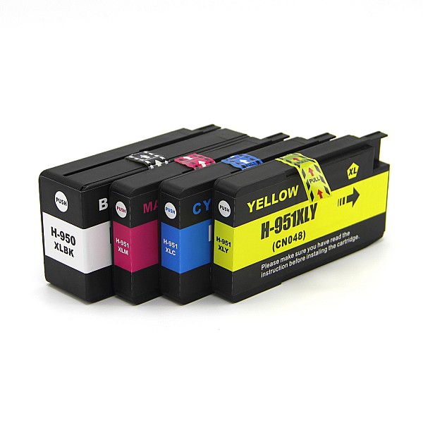 Huismerk HP 950/951 XLBK/C/M/Y zwart, cyaan, magenta, geel Multipack inktcartridges