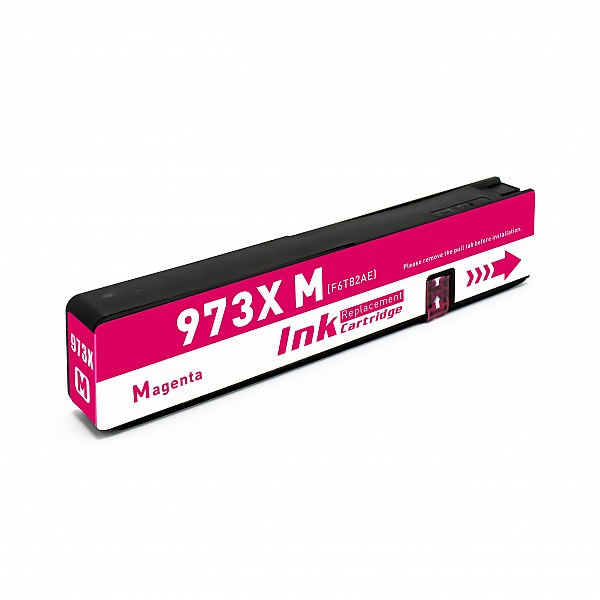 Huismerk HP 973X (F6T82AE) inktcartridge magenta hoog volume