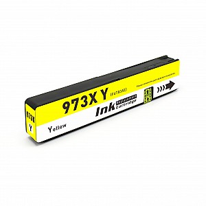 Huismerk HP 973X (F6T83AE) inktcartridge geel hoog volume