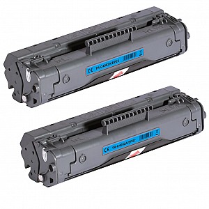 Huismerk 2x HP 92A (C4092A) toner zwart
