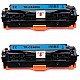 Huismerk 2x HP 507A (CE400A) toner zwart