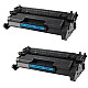 Huismerk 2x HP 26A (CF226A) toner zwart