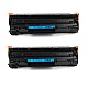 Huismerk 2x HP 83X (CF283X ) toner zwart