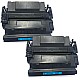 Huismerk 2x HP 87X (CF287X) toner zwart