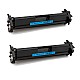 Huismerk 2x HP 94X (CF294X) Toner Zwart Hoge capaciteit