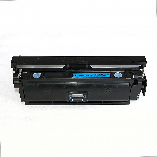 Huismerk HP 508X (CF361X) toner cyaan hoog volume
