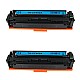 Huismerk 2x HP 201A (CF400A) toner zwart
