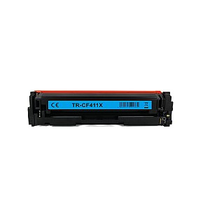 Huismerk HP 411X (CF411X) toner cyaan hoog volume