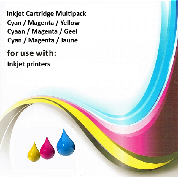 Huismerk HP 901XL (CC656AE) Inktcartridge 3-kleuren Hoge capaciteit